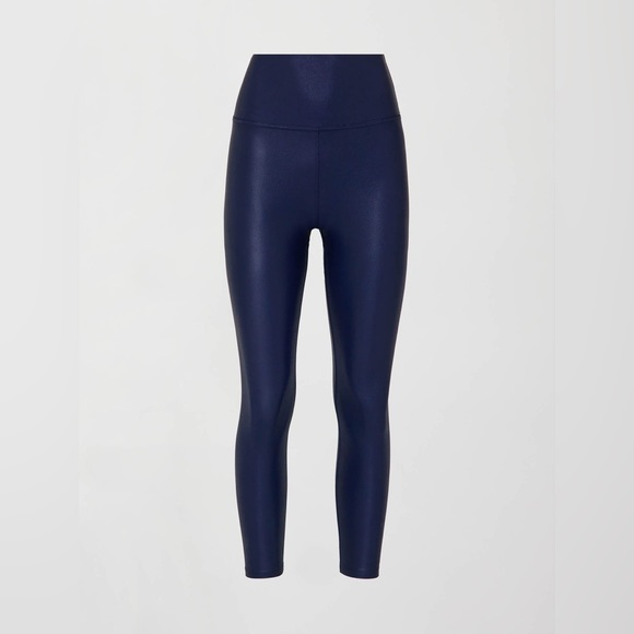 CARBON38 High Rise 7/8 Legging in Takara Shine navy blue leggings small - Picture 7 of 9